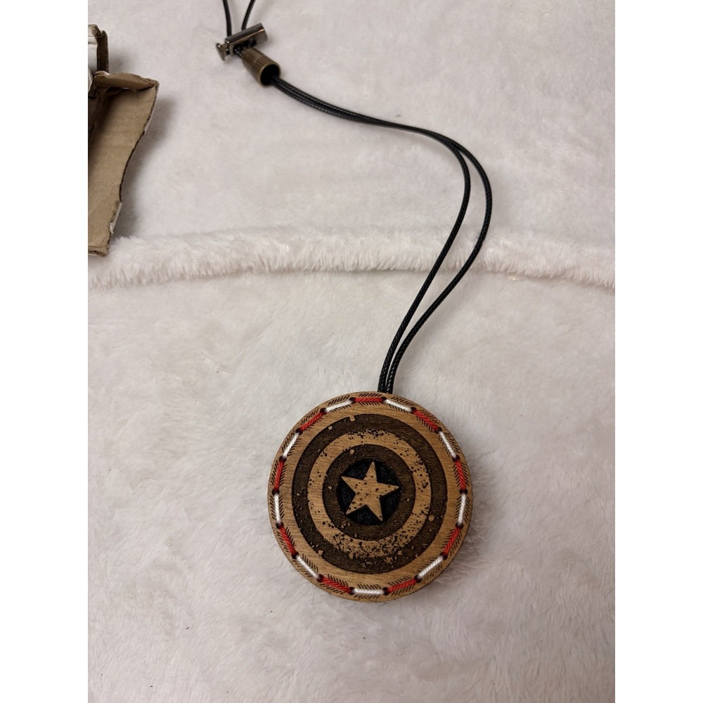 Marvel Superhero Inspired Eco-Friendly Car Wood Diffuser Oil Not Included Rustic